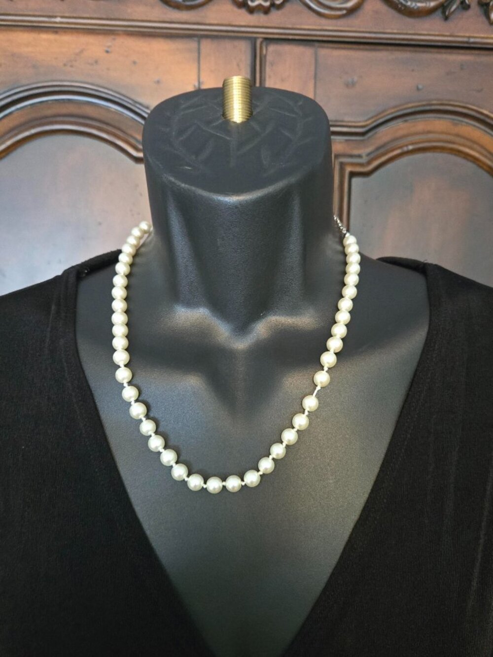 Vintage Princess House Twist Pearl Enhance Necklace 20"